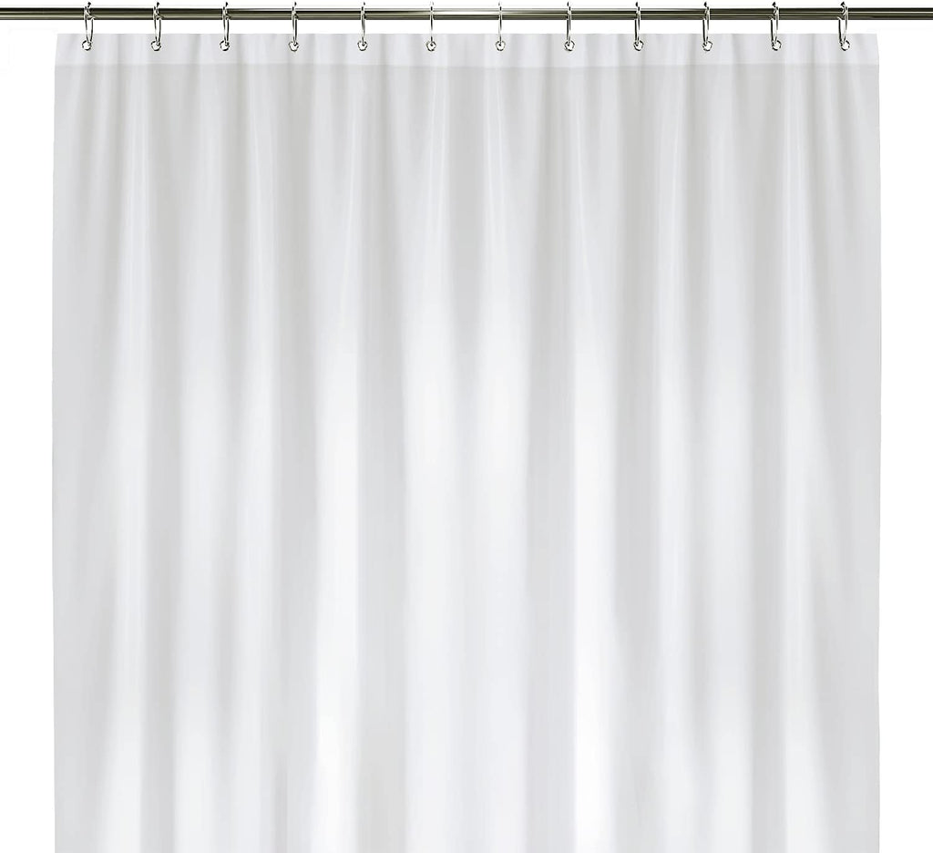 LiBa Bathroom Shower Curtain Waterproof Plastic Shower Curtain Premium PEVA Non-Toxic with Rust Proof Grommets Clear 8G Bathroom Accessories 72x72