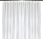 LiBa Bathroom Shower Curtain Waterproof Plastic Shower Curtain Premium PEVA Non-Toxic with Rust Proof Grommets Clear 8G Bathroom Accessories 72x72