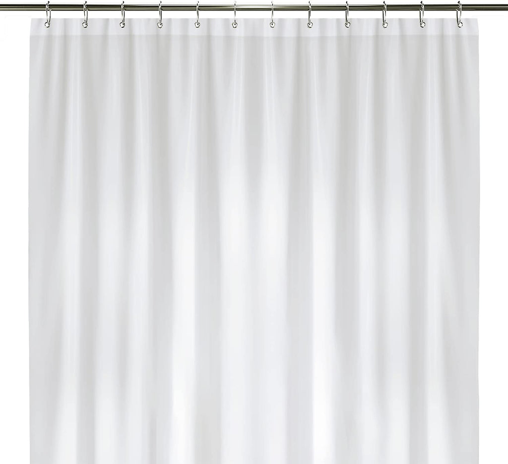 LiBa Bathroom Shower Curtain Waterproof Plastic Shower Curtain Premium PEVA Non-Toxic with Rust Proof Grommets Clear 8G Bathroom Accessories 72x72