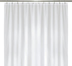 LiBa Bathroom Shower Curtain Waterproof Plastic Shower Curtain Premium PEVA Non-Toxic with Rust Proof Grommets Frosted 8G Bathroom Accessories 72x72