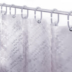 LiBa Bathroom Shower Curtain Waterproof Plastic Shower Curtain Premium PEVA Non-Toxic with Rust Proof Grommets Clear 8G Bathroom Accessories 72x72