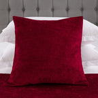 AMBERIS Bed Runner Grey, Chenille Soft No Fading Modern Bed Scarf (Pillowcases Sold Separately)