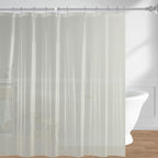 72"x72" Clear 4G PEVA Waterproof Shower Curtain Liner with 3 Magnets for Bathroom, 1 Pack