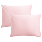 FLXXIE Pillow Cases Queen, Soft Microfiber Pillow Covers with Envelope Closure, Wrinkle Resistant Pillowcases, 2 Piece Set, 20x30, Black