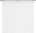 LiBa Bathroom Shower Curtain Waterproof Plastic Shower Curtain Premium PEVA Non-Toxic with Rust Proof Grommets Frosted 8G Bathroom Accessories 72x72