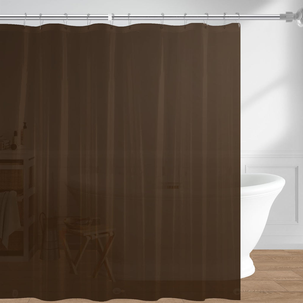72"x72" Clear 4G PEVA Waterproof Shower Curtain Liner with 3 Magnets for Bathroom, 1 Pack