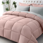 JOLLYVOGUE Queen Comforter Set, Ultra-Soft Bed in a Bag Queen Size 7 Pieces, Oeko-TEX Certified Bedding Set with Down Alternative Comforter, Sheets, Pillowcases & Shams, Black
