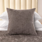 AMBERIS Bed Runner Grey, Chenille Soft No Fading Modern Bed Scarf (Pillowcases Sold Separately)