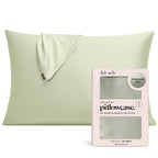 Kitsch Satin Pillowcase with Zipper for Hair & Skin - Softer Than Silk Pillow Cases, Smooth Cooling Satin Pillow Case, Wrinkle-Free, Machine Washable, Pillow Cases Standard Size 19x26 - Cherry Print