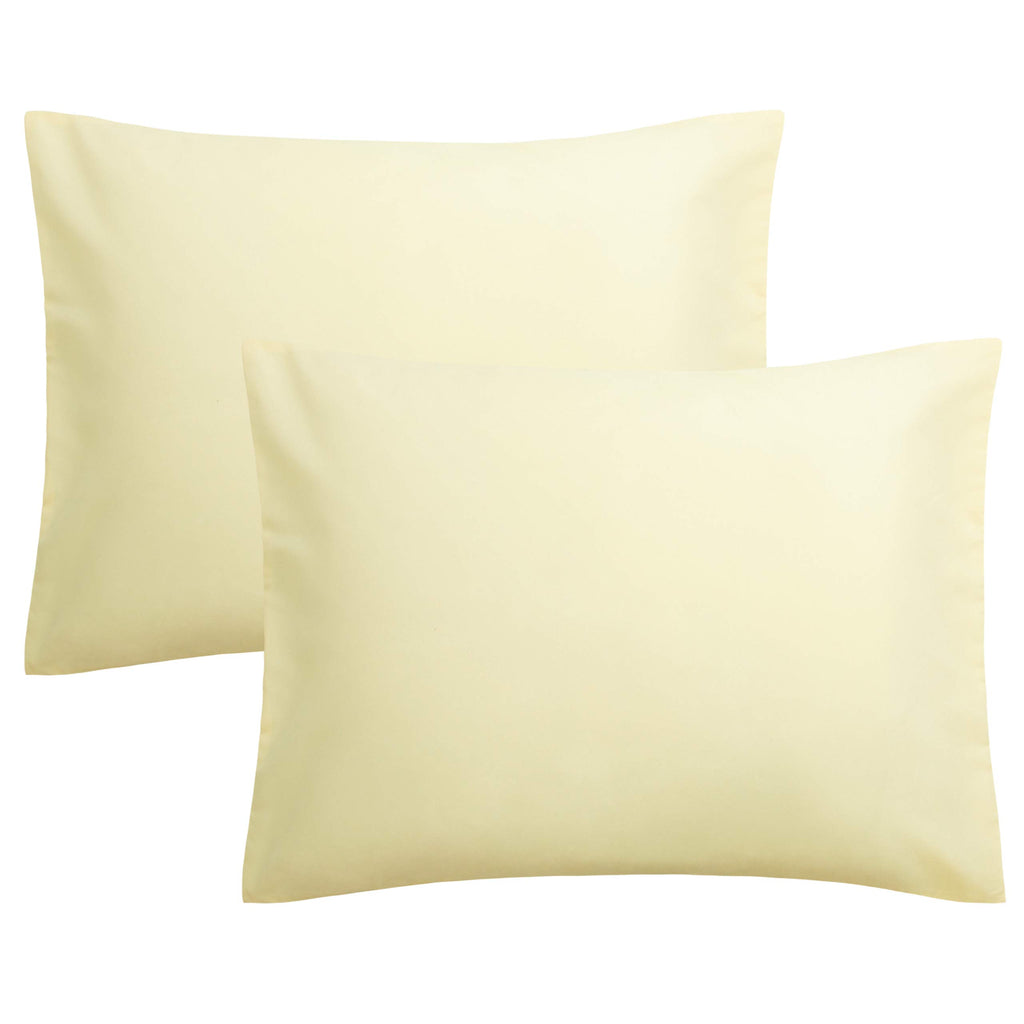 FLXXIE Pillow Cases Queen, Soft Microfiber Pillow Covers with Envelope Closure, Wrinkle Resistant Pillowcases, 2 Piece Set, 20x30, Black