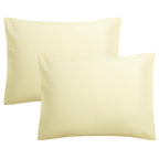 FLXXIE Pillow Cases Queen, Soft Microfiber Pillow Covers with Envelope Closure, Wrinkle Resistant Pillowcases, 2 Piece Set, 20x30, Black