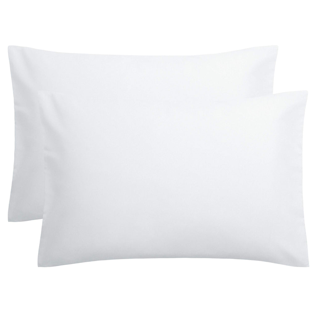 FLXXIE Pillow Cases Queen, Soft Microfiber Pillow Covers with Envelope Closure, Wrinkle Resistant Pillowcases, 2 Piece Set, 20x30, Black