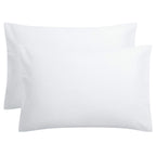 FLXXIE Pillow Cases Queen, Soft Microfiber Pillow Covers with Envelope Closure, Wrinkle Resistant Pillowcases, 2 Piece Set, 20x30, Black