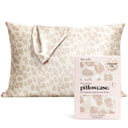 Kitsch Satin Pillowcase with Zipper for Hair & Skin - Softer Than Silk Pillow Cases, Smooth Cooling Satin Pillow Case, Wrinkle-Free, Machine Washable, Pillow Cases Standard Size 19x26 - Cherry Print