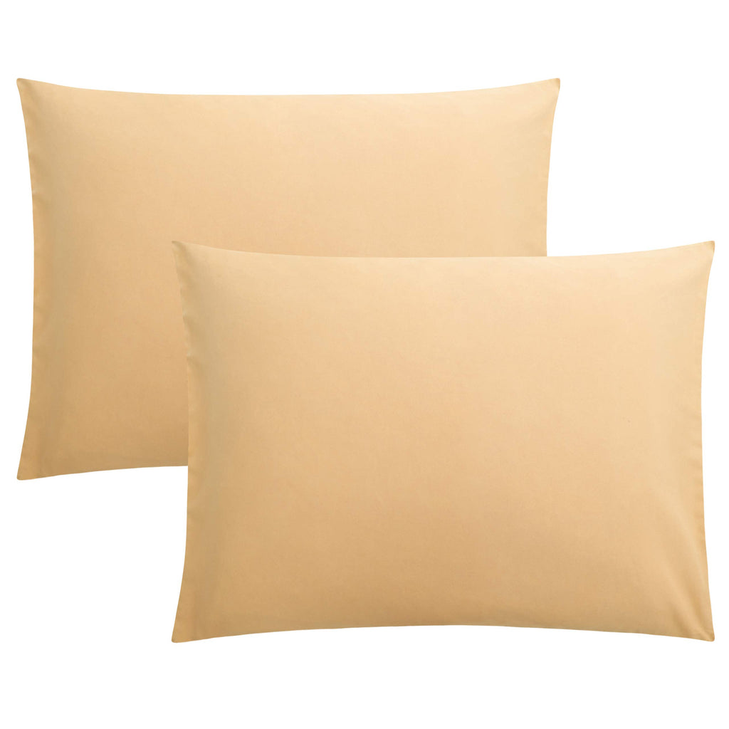 FLXXIE Pillow Cases Queen, Soft Microfiber Pillow Covers with Envelope Closure, Wrinkle Resistant Pillowcases, 2 Piece Set, 20x30, Black