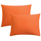 FLXXIE Pillow Cases Queen, Soft Microfiber Pillow Covers with Envelope Closure, Wrinkle Resistant Pillowcases, 2 Piece Set, 20x30, Black
