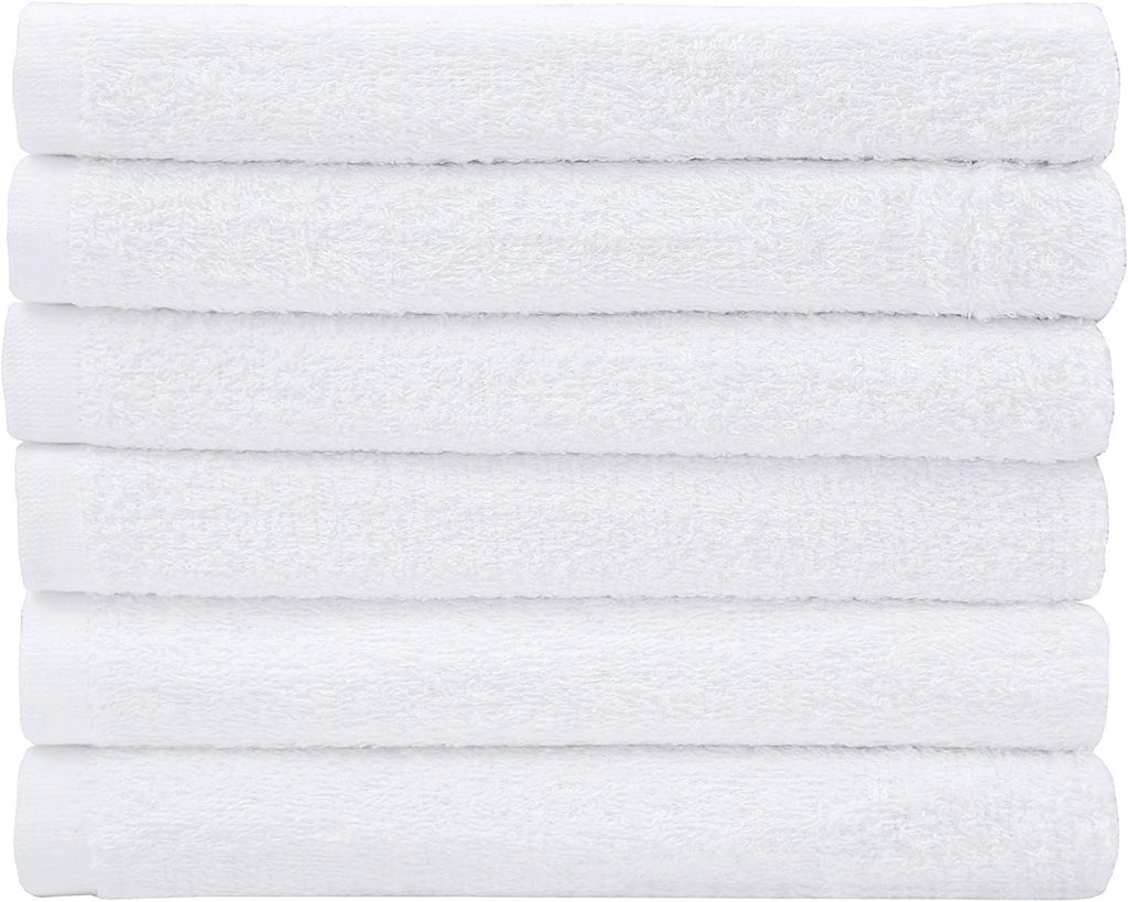 Utopia Towels 24 Pack Cotton Washcloths Set, 100% Ring Spun Cotton, Premium Quality Flannel Face Cloths, Highly Absorbent and Soft Feel Fingertip Towels, White