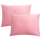 FLXXIE Pillow Cases Queen, Soft Microfiber Pillow Covers with Envelope Closure, Wrinkle Resistant Pillowcases, 2 Piece Set, 20x30, Black