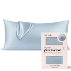 Kitsch Satin Pillowcase with Zipper for Hair & Skin - Softer Than Silk Pillow Cases, Smooth Cooling Satin Pillow Case, Wrinkle-Free, Machine Washable, Pillow Cases Standard Size 19x26 - Cherry Print