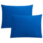 FLXXIE Pillow Cases Queen, Soft Microfiber Pillow Covers with Envelope Closure, Wrinkle Resistant Pillowcases, 2 Piece Set, 20x30, Black