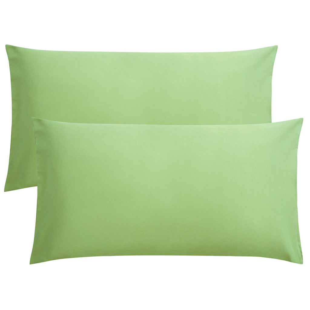 FLXXIE Pillow Cases Queen, Soft Microfiber Pillow Covers with Envelope Closure, Wrinkle Resistant Pillowcases, 2 Piece Set, 20x30, Black