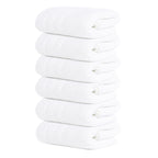 Tens Towels Pack of 6 Hand Towels, 100% Cotton, Lighter Weight, Quick to Dry, 16 x 28 Inches, Super Soft & Absorbent, Perfect for Bathroom & Kitchen, Dark Grey