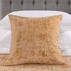 AMBERIS Bed Runner Grey, Chenille Soft No Fading Modern Bed Scarf (Pillowcases Sold Separately)
