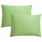 FLXXIE Pillow Cases Queen, Soft Microfiber Pillow Covers with Envelope Closure, Wrinkle Resistant Pillowcases, 2 Piece Set, 20x30, Black