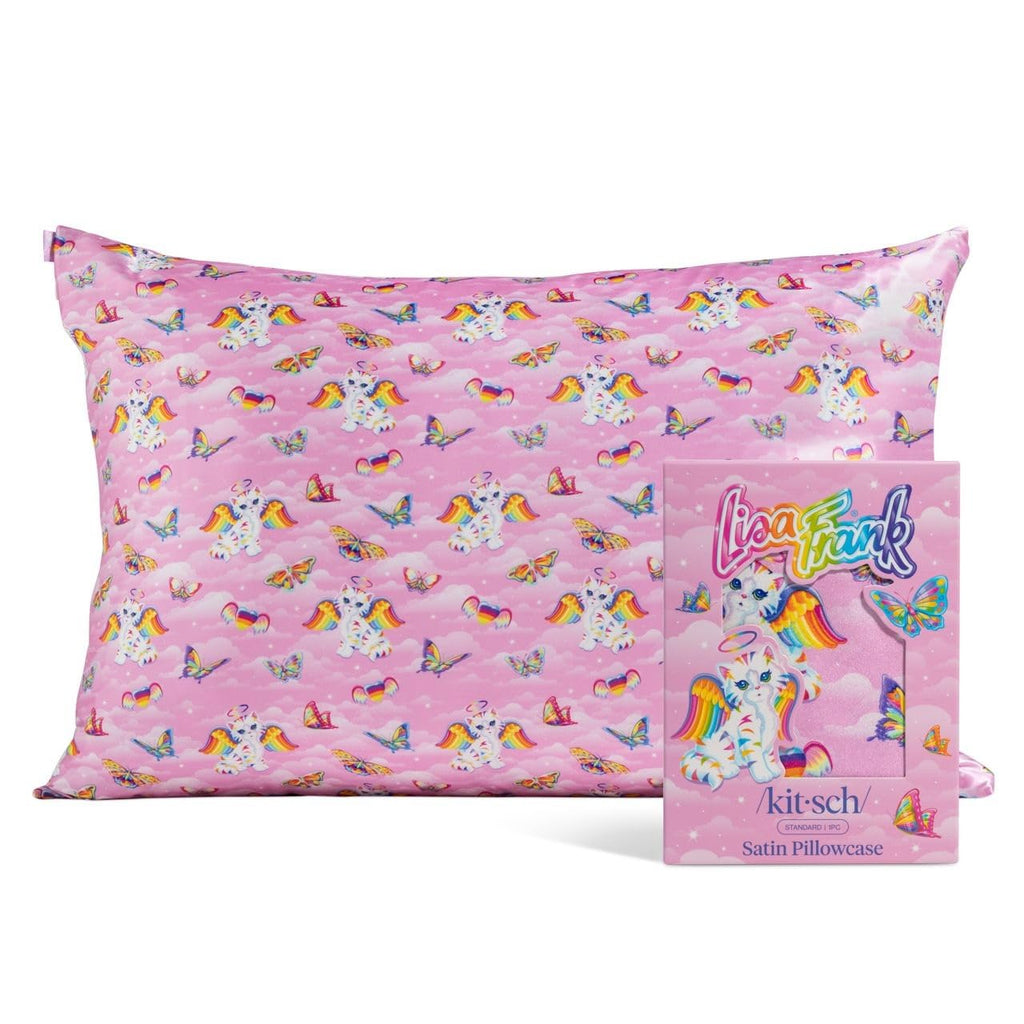 19x36 Garden Toile Zippered Cooling Satin Pillowcase Wrinkle-Soft for Hair & Skin, Softer Than Silk