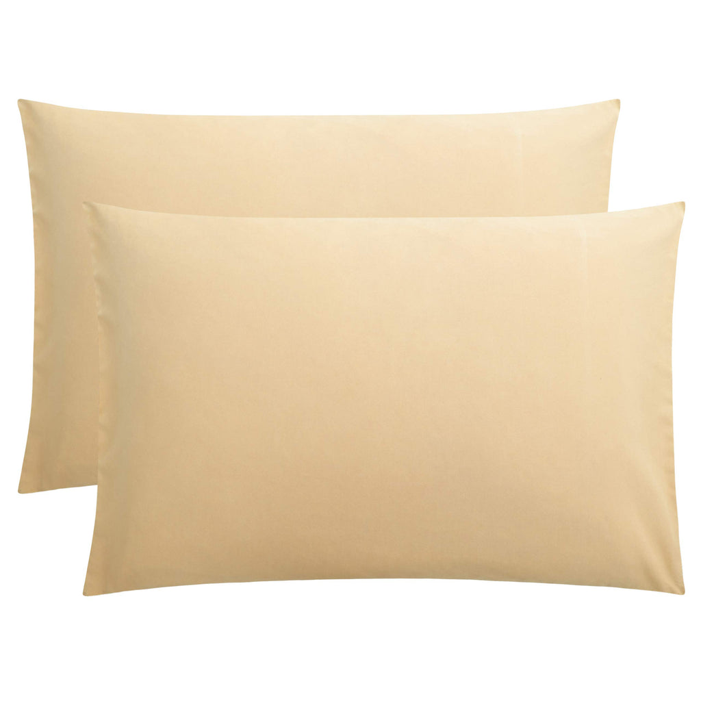 FLXXIE Pillow Cases Queen, Soft Microfiber Pillow Covers with Envelope Closure, Wrinkle Resistant Pillowcases, 2 Piece Set, 20x30, Black