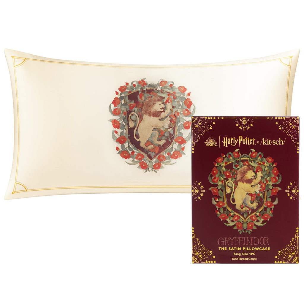 19x36 Garden Toile Zippered Cooling Satin Pillowcase Wrinkle-Soft for Hair & Skin, Softer Than Silk