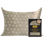 19x36 Garden Toile Zippered Cooling Satin Pillowcase Wrinkle-Soft for Hair & Skin, Softer Than Silk