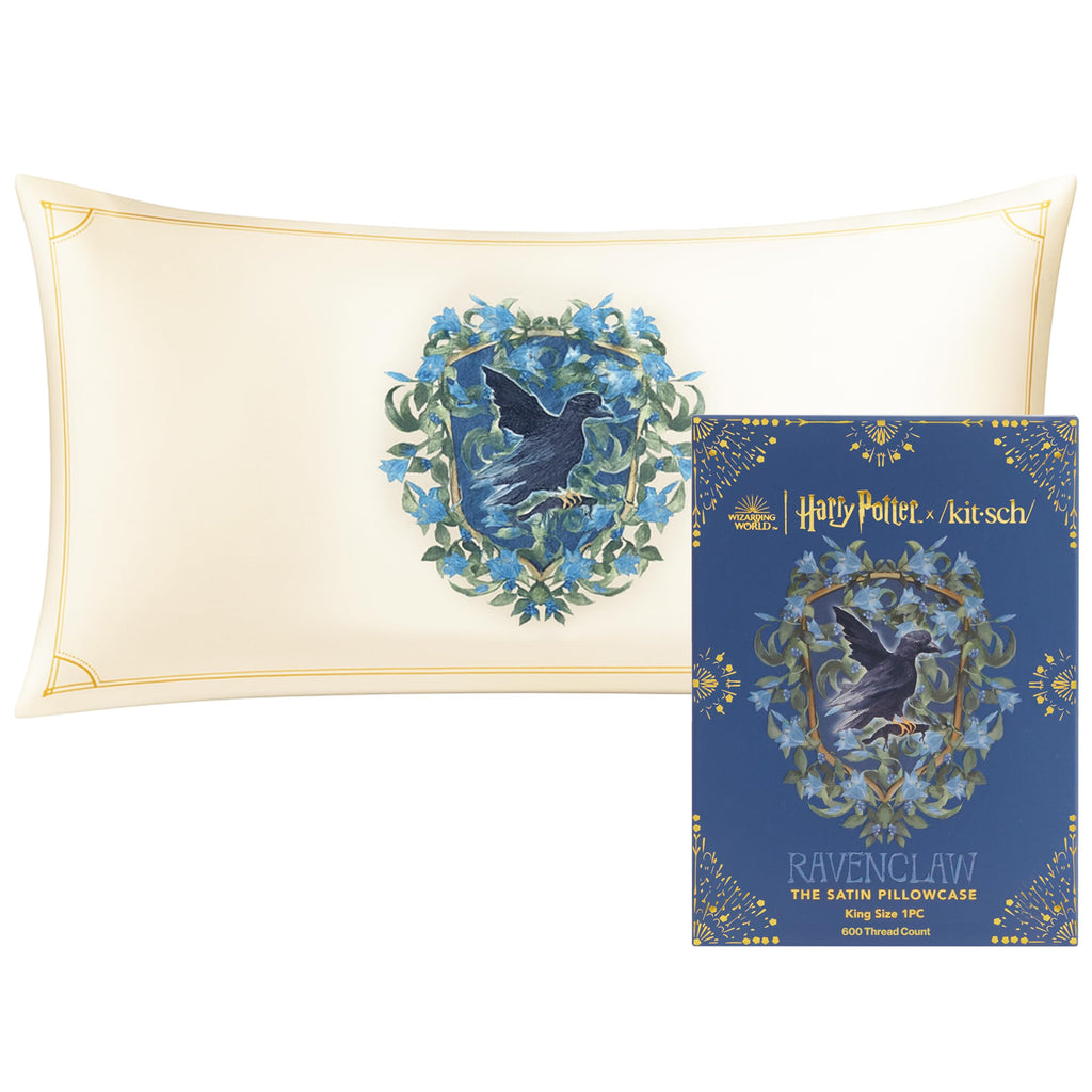 19x36 Garden Toile Zippered Cooling Satin Pillowcase Wrinkle-Soft for Hair & Skin, Softer Than Silk