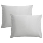 FLXXIE Pillow Cases Queen, Soft Microfiber Pillow Covers with Envelope Closure, Wrinkle Resistant Pillowcases, 2 Piece Set, 20x30, Black