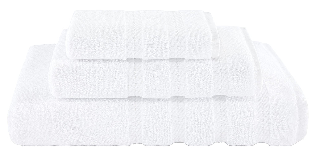 American Soft Linen Luxury Hand Towels for Bathroom, 100% Cotton Turkish 4 Piece Hand Towel Set, 600 GSM Hand Face Towels for Kitchen, White Hand Towels