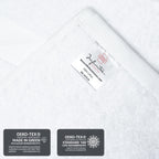 Infinitee Xclusives White Hand Towels for Bathroom - Set of 6 (16x28 inches) 600 GSM, 100% Cotton Ultra Soft, Quick Drying, Hotel Quality Hand Towel Set (Brilliant White, Hand Towels)