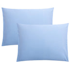 FLXXIE Pillow Cases Queen, Soft Microfiber Pillow Covers with Envelope Closure, Wrinkle Resistant Pillowcases, 2 Piece Set, 20x30, Black