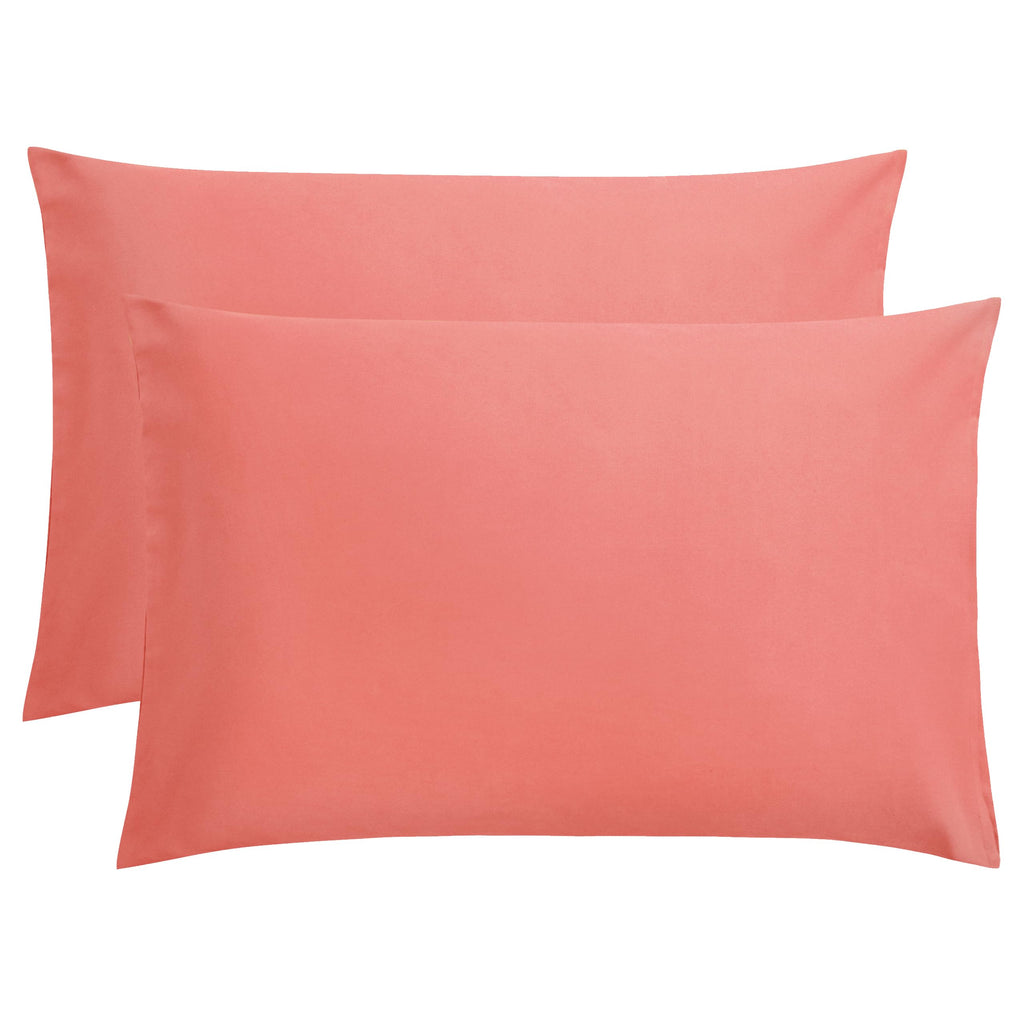 FLXXIE Pillow Cases Queen, Soft Microfiber Pillow Covers with Envelope Closure, Wrinkle Resistant Pillowcases, 2 Piece Set, 20x30, Black