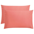 FLXXIE Pillow Cases Queen, Soft Microfiber Pillow Covers with Envelope Closure, Wrinkle Resistant Pillowcases, 2 Piece Set, 20x30, Black