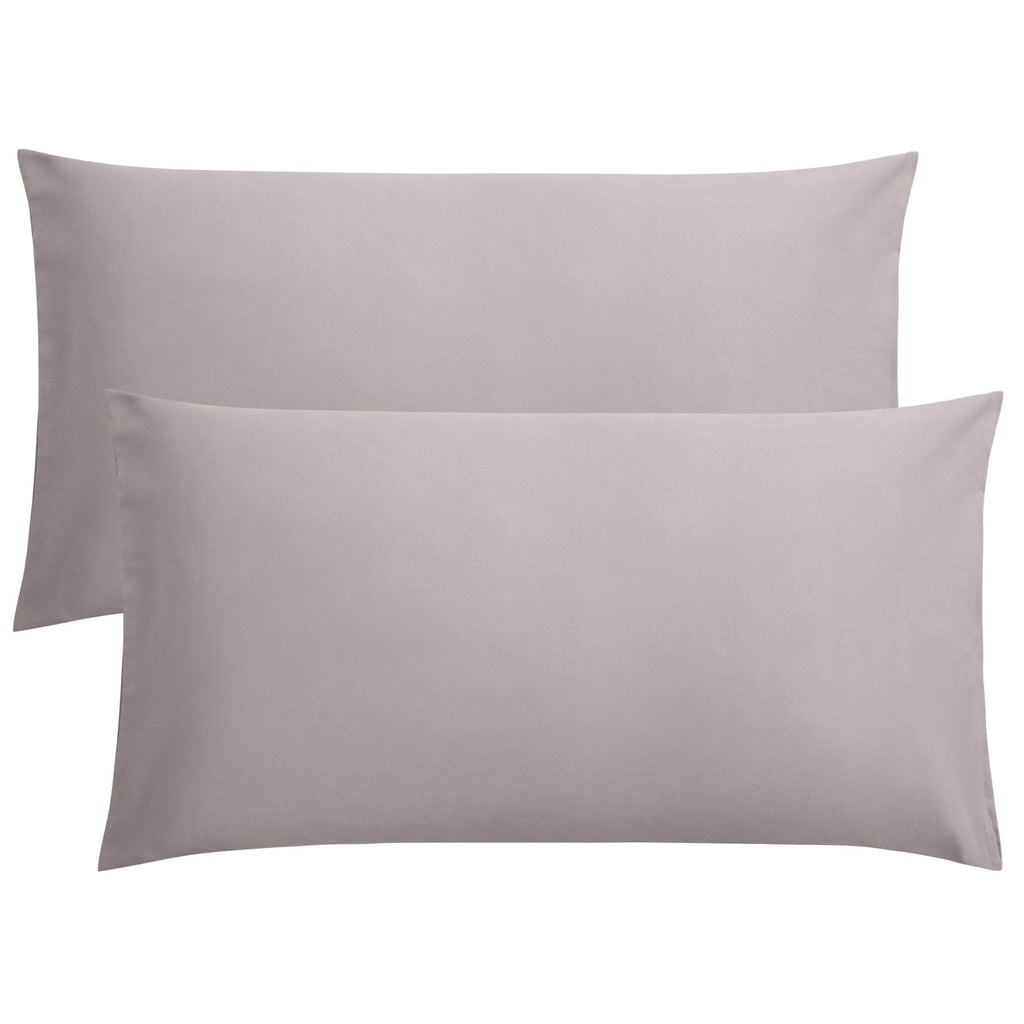 FLXXIE Pillow Cases Queen, Soft Microfiber Pillow Covers with Envelope Closure, Wrinkle Resistant Pillowcases, 2 Piece Set, 20x30, Black