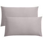 FLXXIE Pillow Cases Queen, Soft Microfiber Pillow Covers with Envelope Closure, Wrinkle Resistant Pillowcases, 2 Piece Set, 20x30, Black