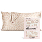 Kitsch Satin Pillowcase with Zipper for Hair & Skin - Softer Than Silk Pillow Cases, Smooth Cooling Satin Pillow Case, Wrinkle-Free, Machine Washable, Pillow Cases Standard Size 19x26 - Cherry Print