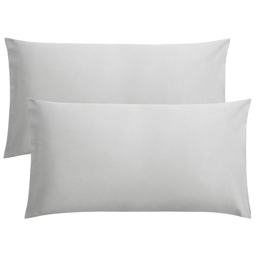 FLXXIE Pillow Cases Queen, Soft Microfiber Pillow Covers with Envelope Closure, Wrinkle Resistant Pillowcases, 2 Piece Set, 20x30, Black