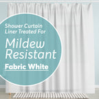 BigFoot Clear Shower Curtain - 72x72 Odorless Plastic with Magnets, Washable Long Bathroom Curtain - Premium PEVA Waterproof Bath Curtain, Rust-Proof Bathroom Essentials