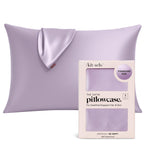 Kitsch Satin Pillowcase with Zipper for Hair & Skin - Softer Than Silk Pillow Cases, Smooth Cooling Satin Pillow Case, Wrinkle-Free, Machine Washable, Pillow Cases Standard Size 19x26 - Cherry Print