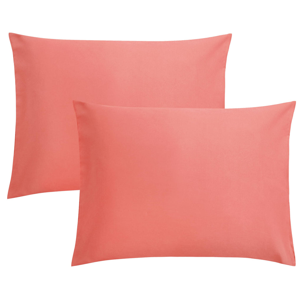 FLXXIE Pillow Cases Queen, Soft Microfiber Pillow Covers with Envelope Closure, Wrinkle Resistant Pillowcases, 2 Piece Set, 20x30, Black