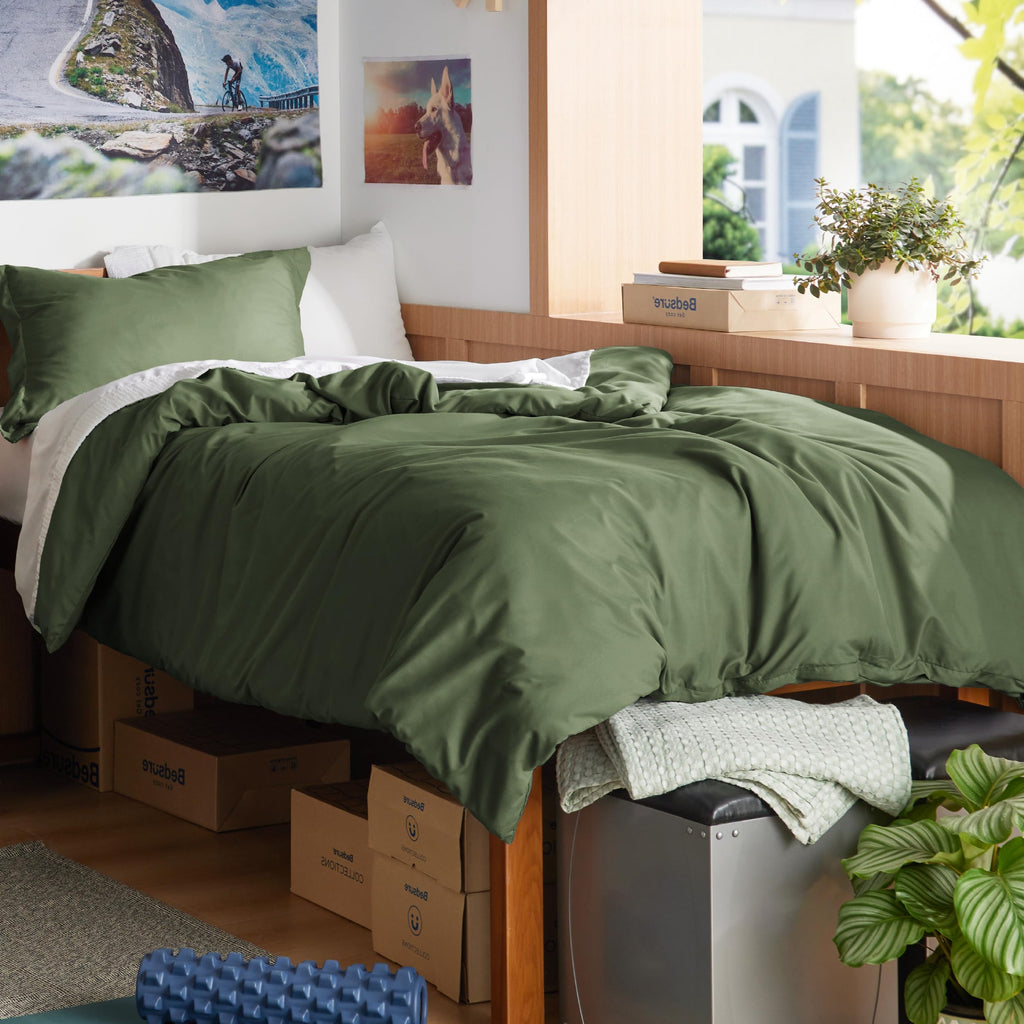Bedsure White Duvet Cover Queen Size - Soft Double Brushed Bedding Set for Kids & Adults, Zipper Closure, 3 Pieces, Includes 1 Duvet Cover (90"x90") & 2 Pillow Shams, NO Comforter
