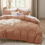Bedsure White Duvet Cover Queen Size - 3 Pieces Prewashed Cotton-Like Polyester Extra Soft Bedding Set, Includes 1 Duvet Cover 90x90 Inches with Zipper Closure & 2 Pillow Shams, Comforter Not Included