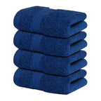 Infinitee Xclusives White Hand Towels for Bathroom - Set of 6 (16x28 inches) 600 GSM, 100% Cotton Ultra Soft, Quick Drying, Hotel Quality Hand Towel Set (Brilliant White, Hand Towels)