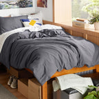 Bedsure White Duvet Cover King Size - 3 Pieces Prewashed Cotton-Like Polyester Extra Soft Bedding Set, Includes 1 Duvet Cover 104x90 Inches with Zipper Closure & 2 Pillow Shams, Comforter Not Included